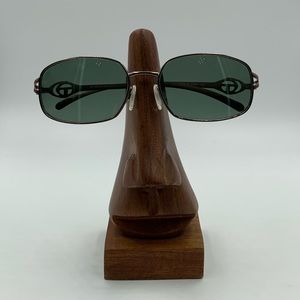 Vintage Sergio Tacchini ST1121-S Gold Oval Frames